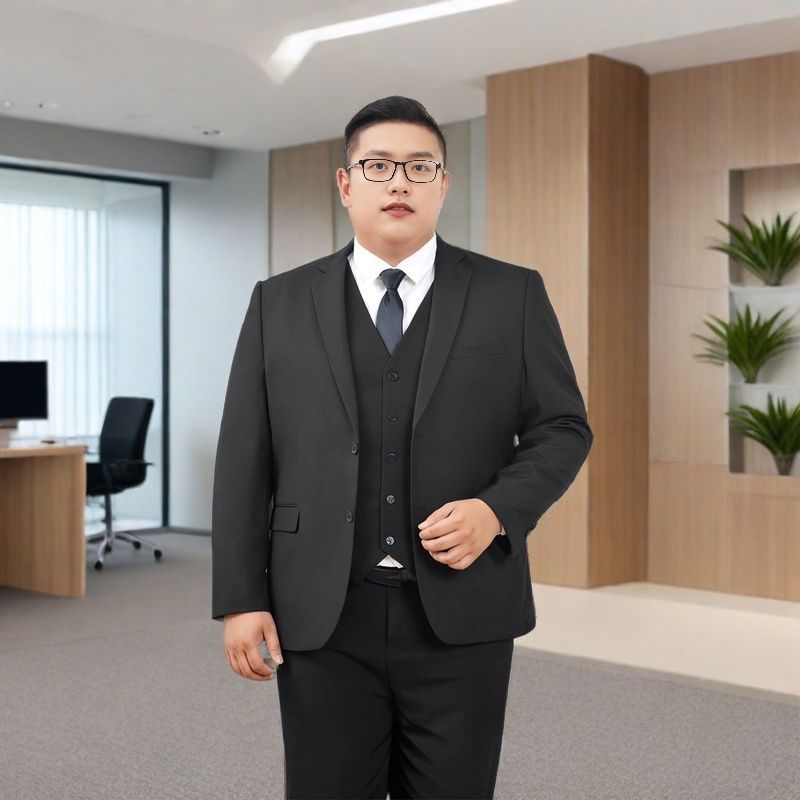 Men'S Formal Wear Big And Tall - بدلة رسمية للرجال مقاس كبير، طقم