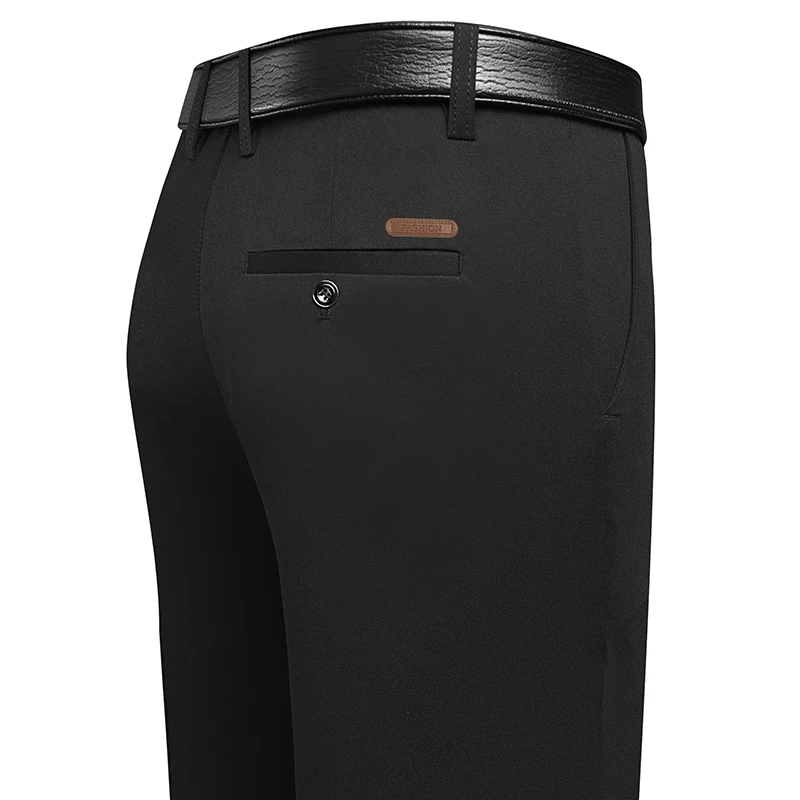 Men'S Formal Wear - بنطلون رجالي طويل مستقيم الساق مع