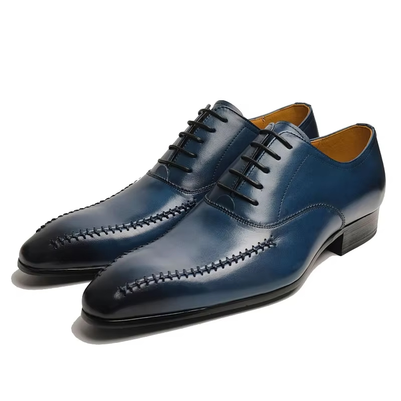 Men'S Formal Wear For Office - الراقية الفاخرة الرجال فستان جلد طبيعي