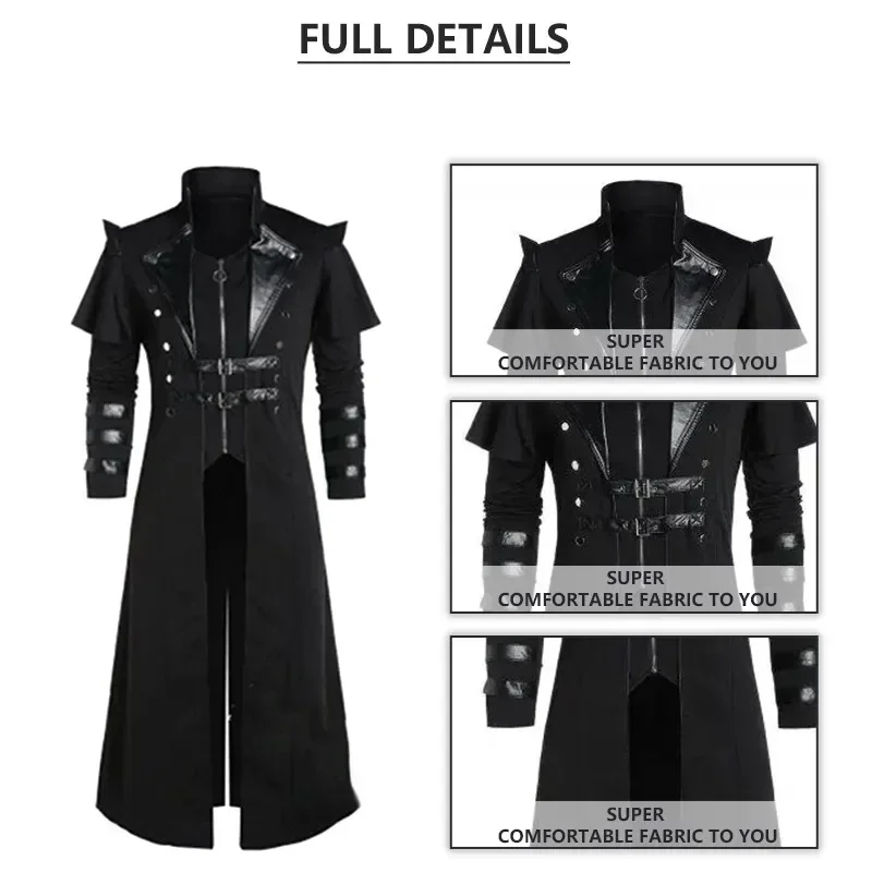 زي تنكري رجالي للبالغين، بتصمي - مراجعة Men Formal Wear Coat وسعره