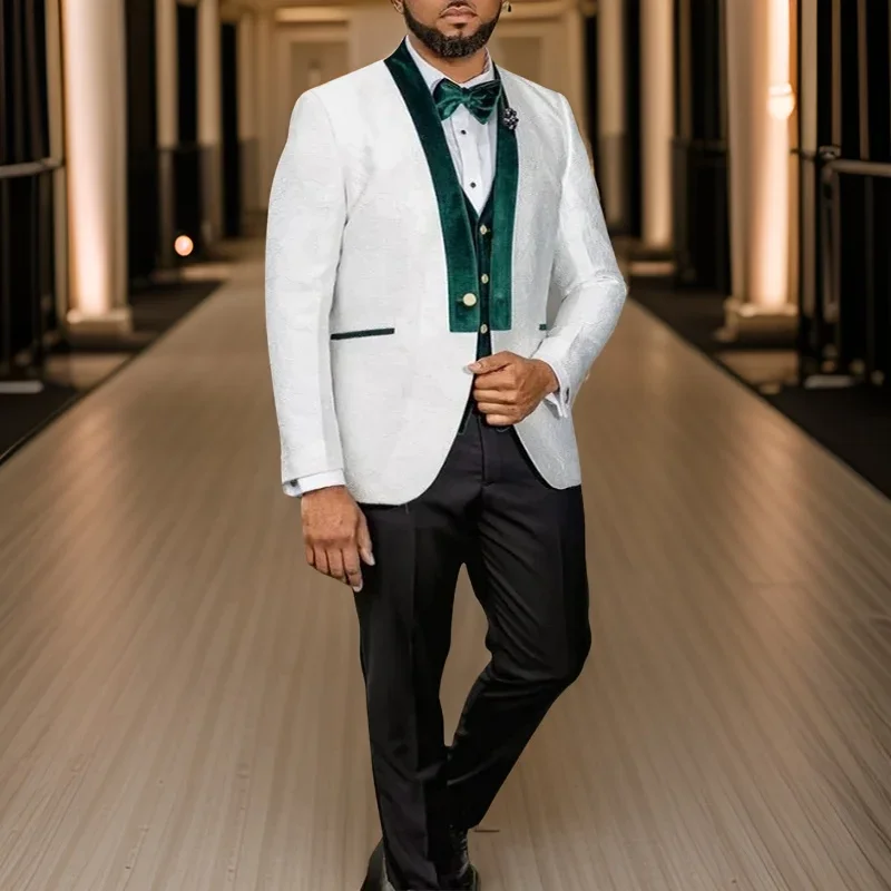 بدل زفاف أفريقية للرجال سليم ص - مراجعة Men Formal Wear Clothes وسعره