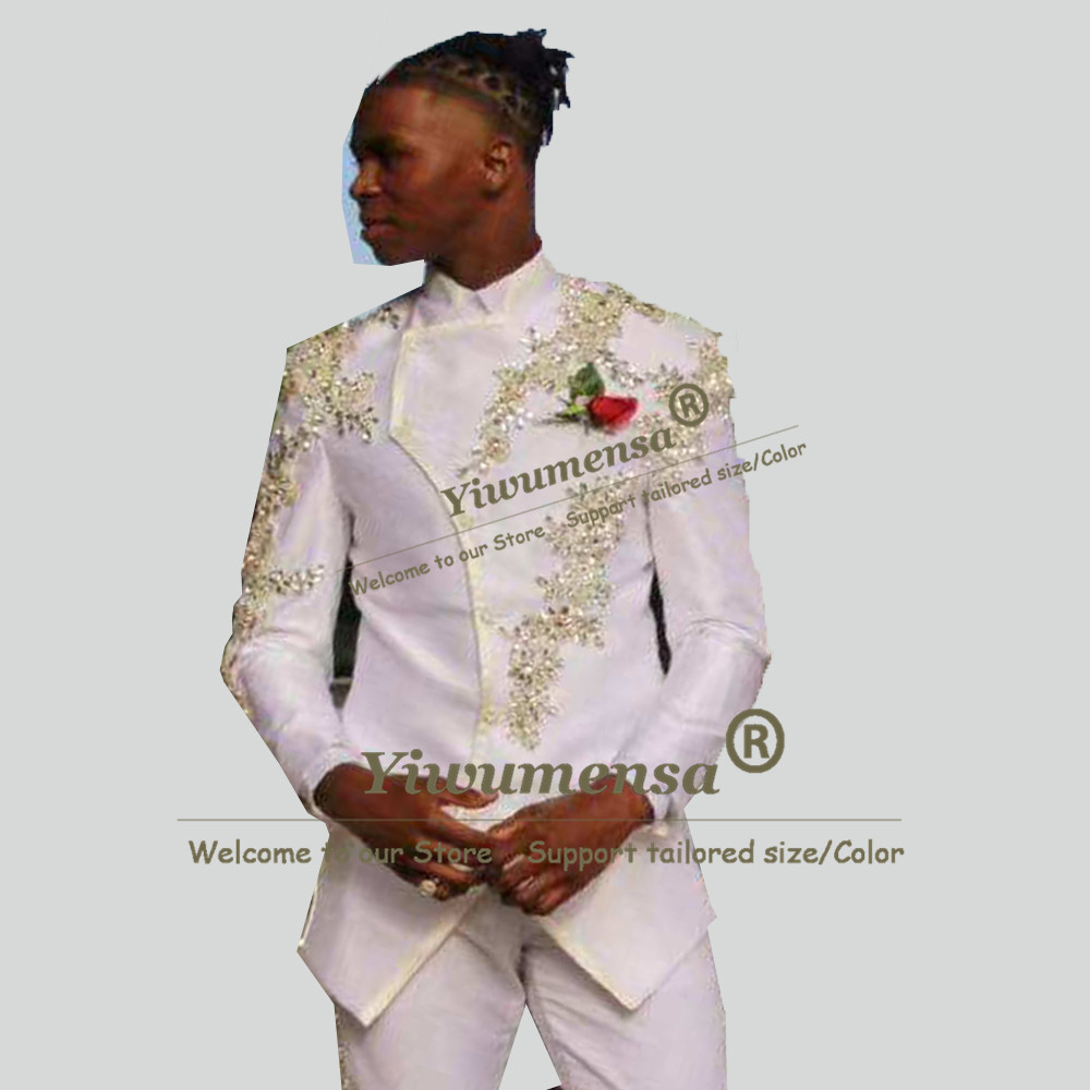 بدلات زفاف بتصميم فريد للرجال  - مراجعة Men Formal Wear Coat وسعره