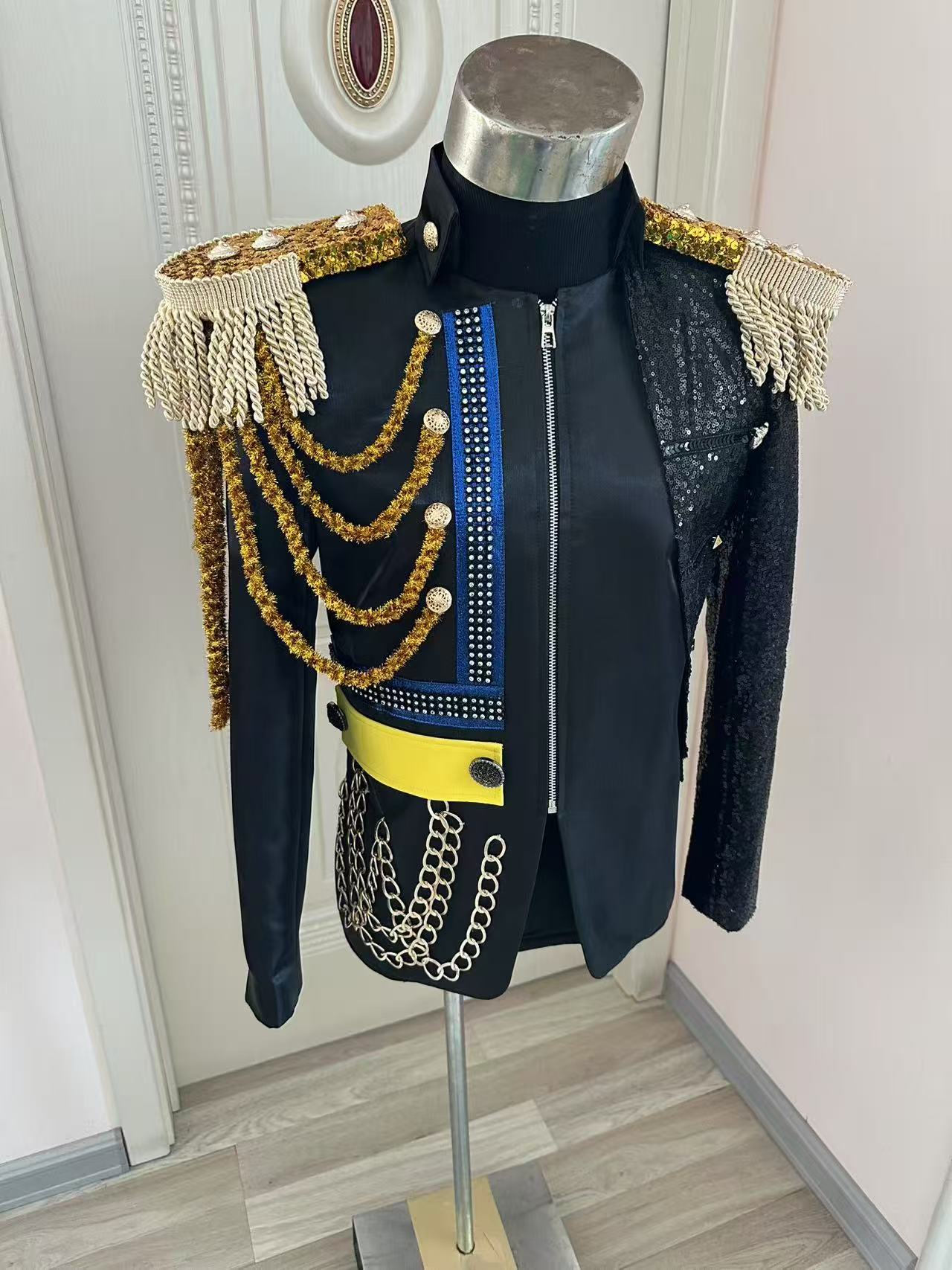 جديد الرجال شرابة سترة ملكية ح - مراجعة Men'S Formal Wear وسعره