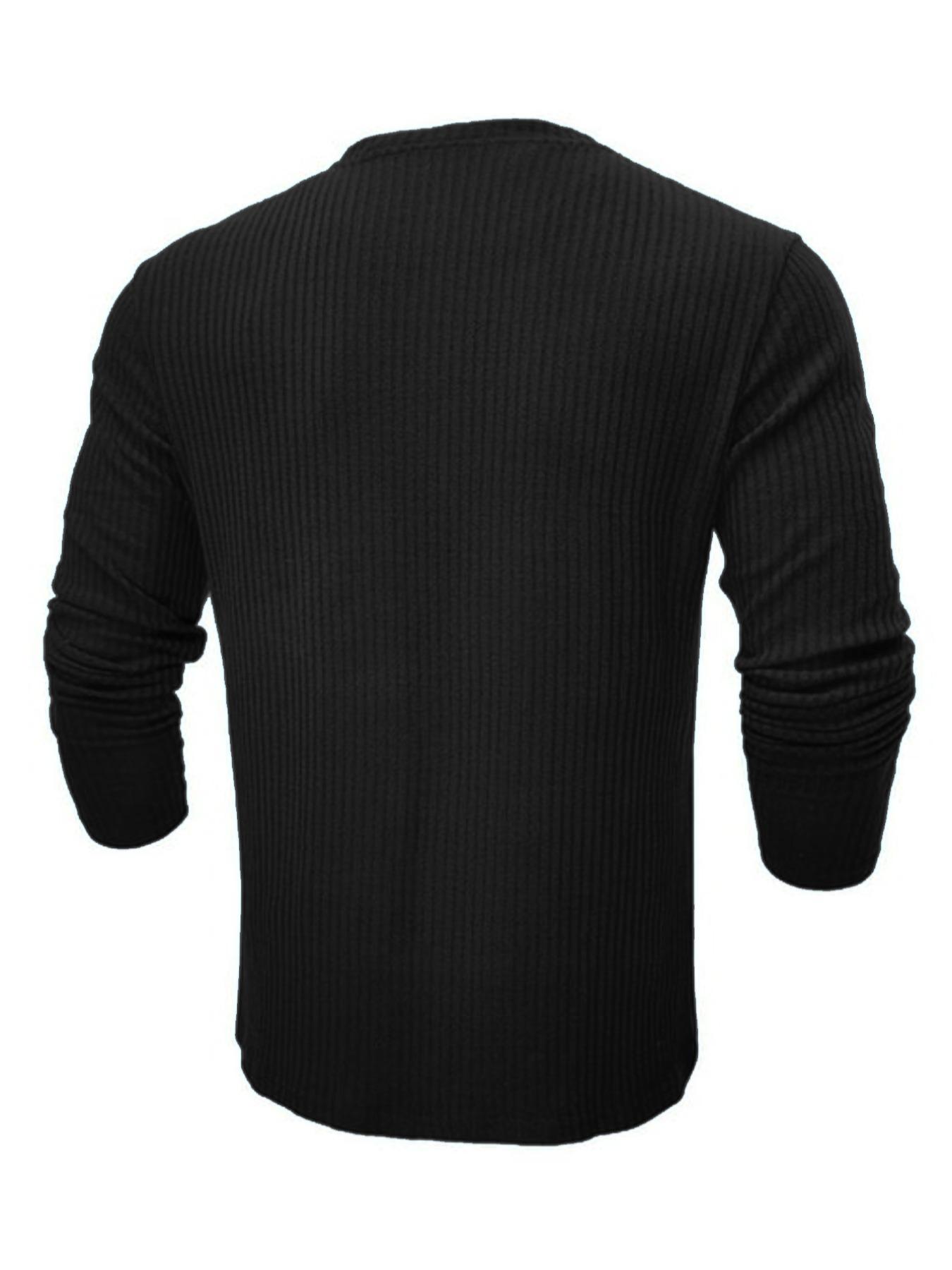تي شيرت رجالي محبوك برقبة مستد - مراجعة Men Formal Wear Top وسعره