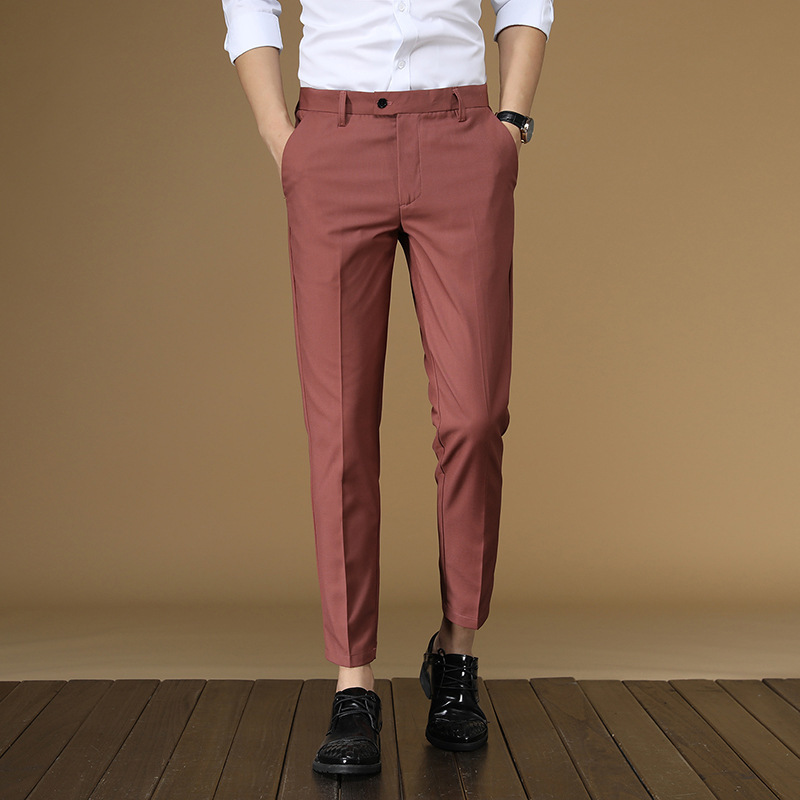 الصيف دعوى السراويل الرجال أحم - مراجعة Men'S Formal Wear For Office وسعره