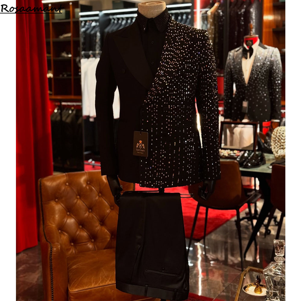 الفاخرة الرسمية الأسود الزفاف  - مراجعة Men Formal Wear Black And White وسعره