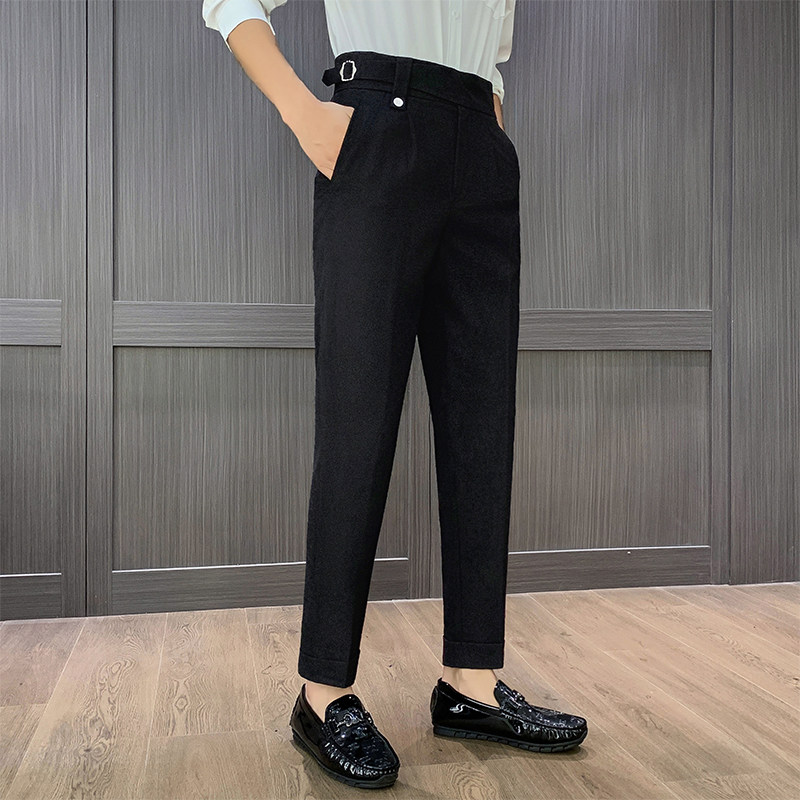 بنطلون رجالي مستقيم بخصر مرتفع - مراجعة Men Formal Wear Top وسعره