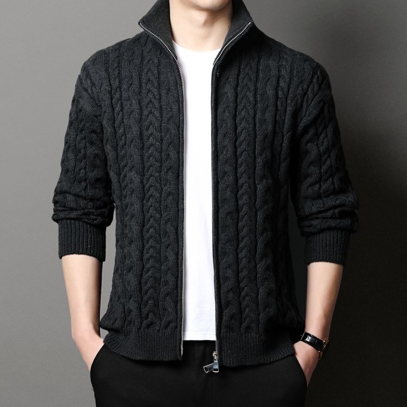 جاكيت كارديجان رجالي محبوك بيا - مراجعة Men Formal Wear Coat وسعره