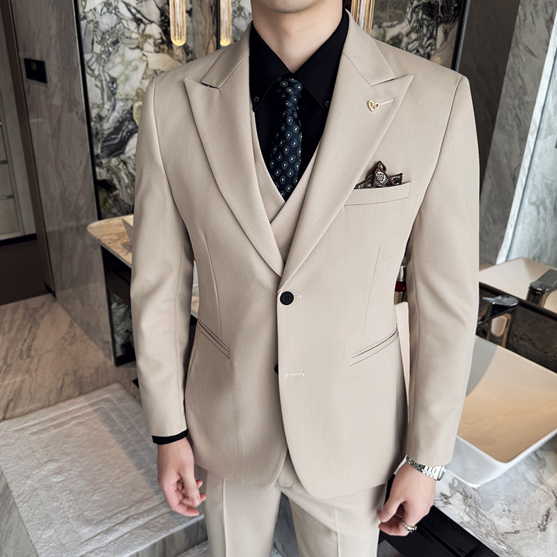 سليم صالح ثلاث قطع مجموعة الكو - مراجعة Korean Men Formal Wear وسعره