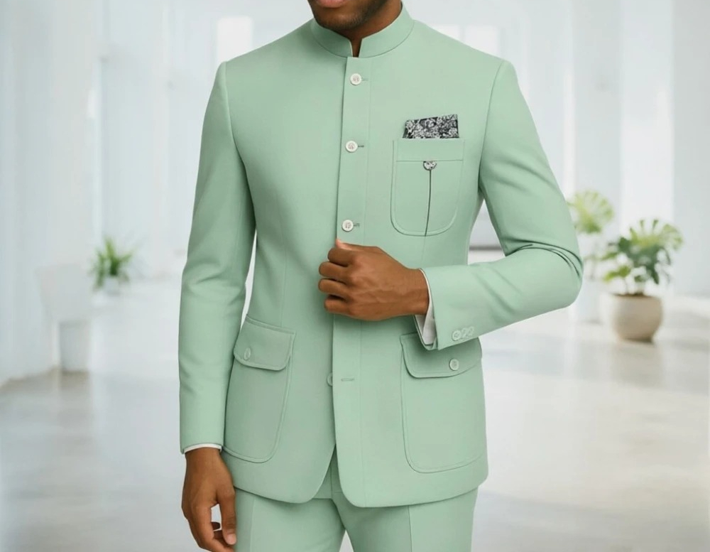 بدلة سفاري رجالية فاخرة باللون - مراجعة Men'S Formal Wear For Office وسعره