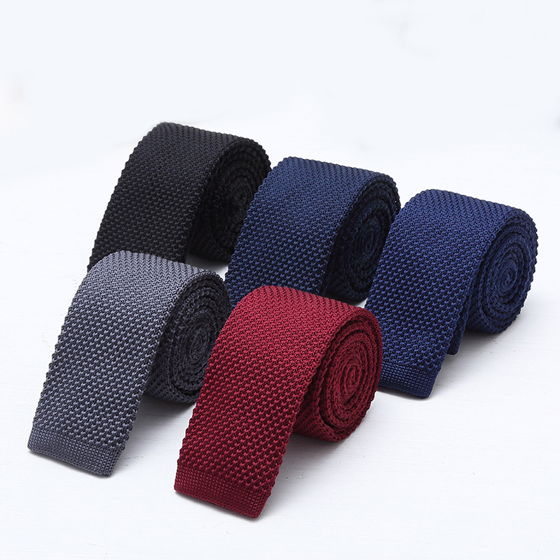 ربطات عنق محبوكة سوداء وبيضاء  - مراجعة Men Formal Wear Black And White وسعره