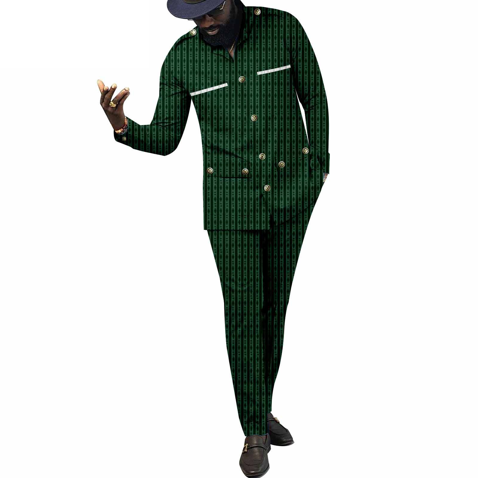 الملابس التقليدية الأفريقية لل - مراجعة Men Formal Wear Clothes وسعره