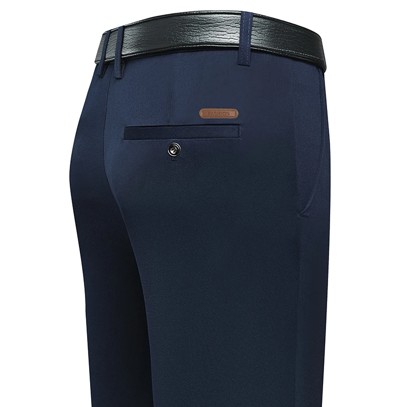 بنطلون رجالي طويل مستقيم الساق - مراجعة Men'S Formal Wear وسعره