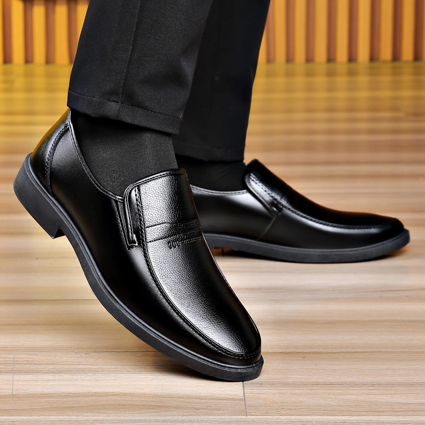 أحذية رجالية جلدية رسمية سهلة  - مراجعة Men'S Formal Wear For Office وسعره
