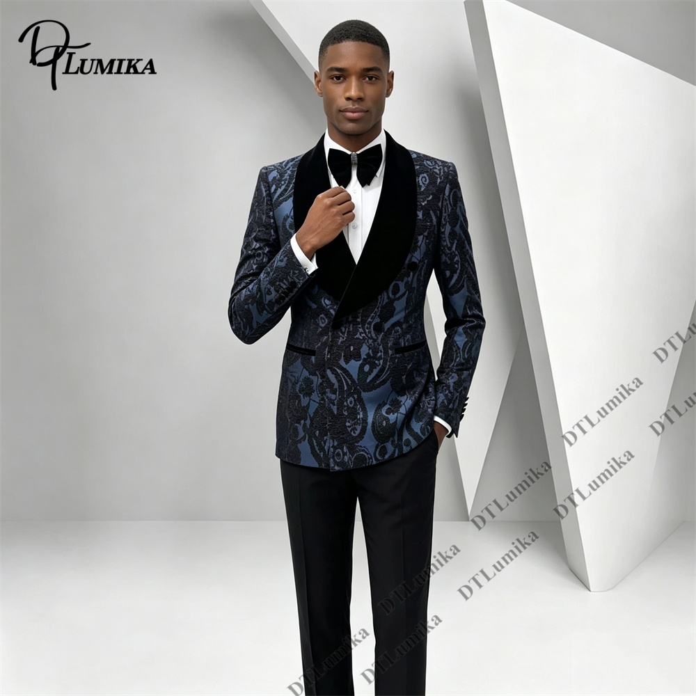 بدلة توكسيدو من قطعتين بنقشة ب - مراجعة Men'S Formal Wear For Office وسعره